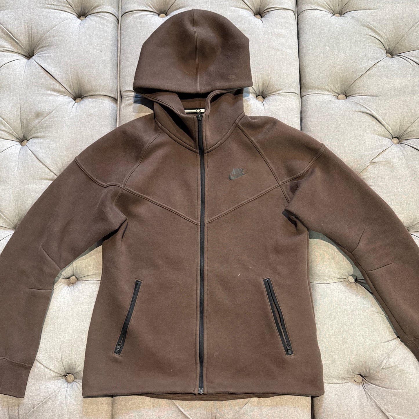Nike Tech Fleece Jacket 'Brown' (Second hand)