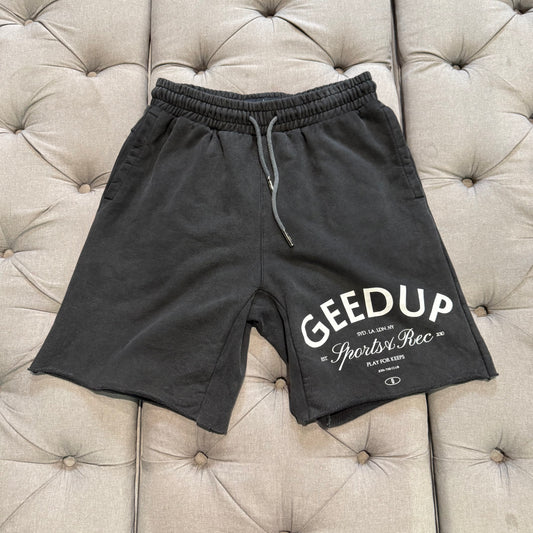 Geedup Sports Rec Shorts 'Washed Black' (Second hand)