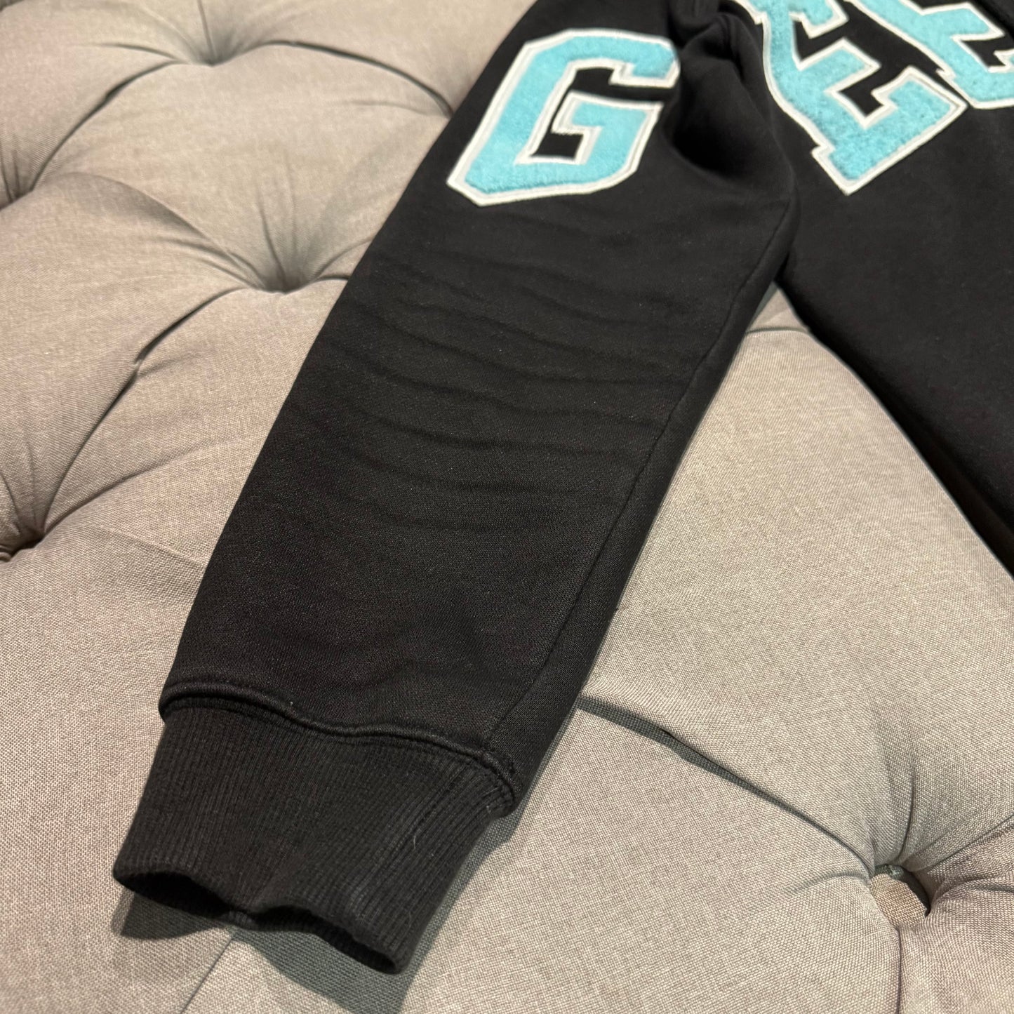 Geedup Team Logo Hoodie 'Black Baby Blue' (Second hand)