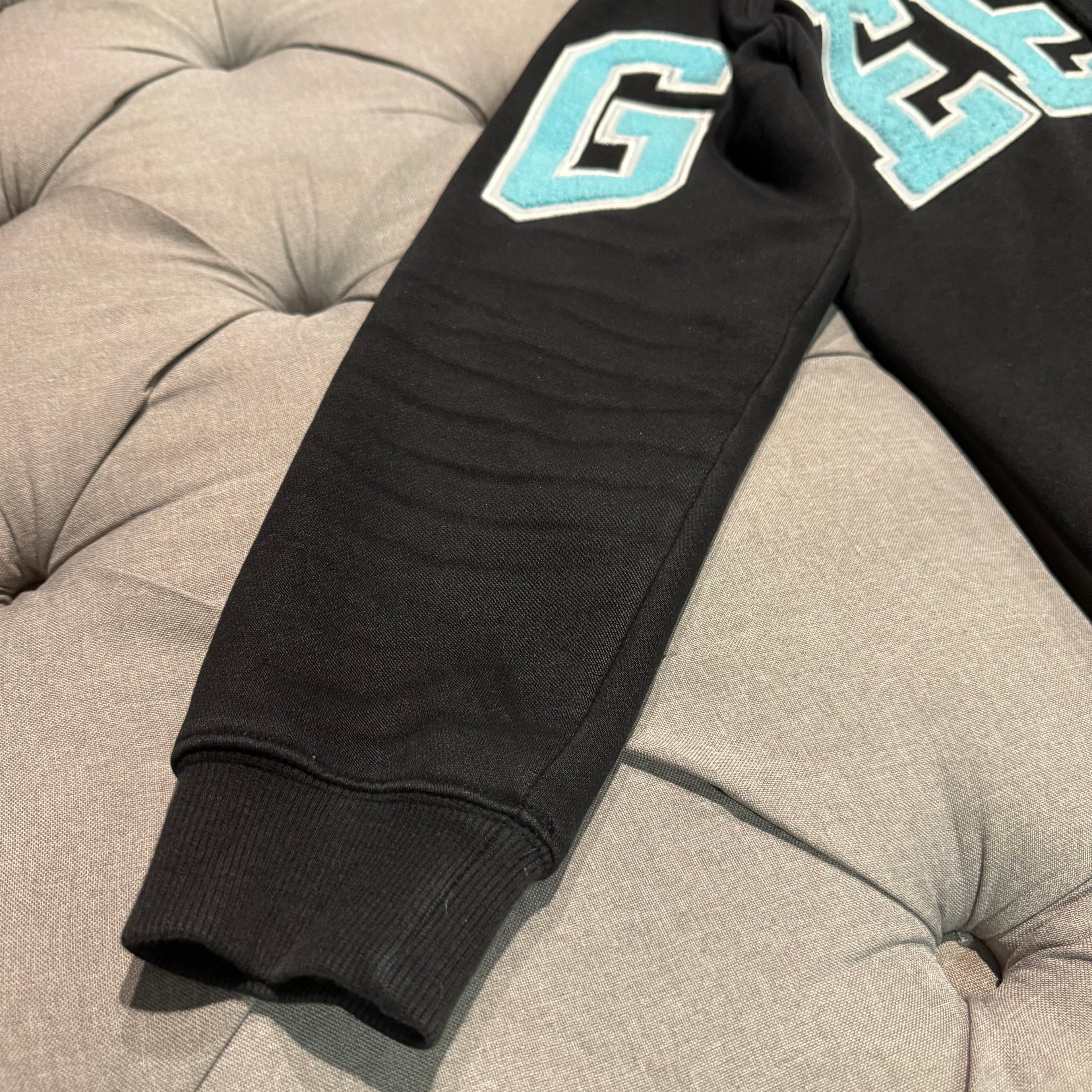 Geedup Team Logo Hoodie 'Black Baby Blue' (Second hand)