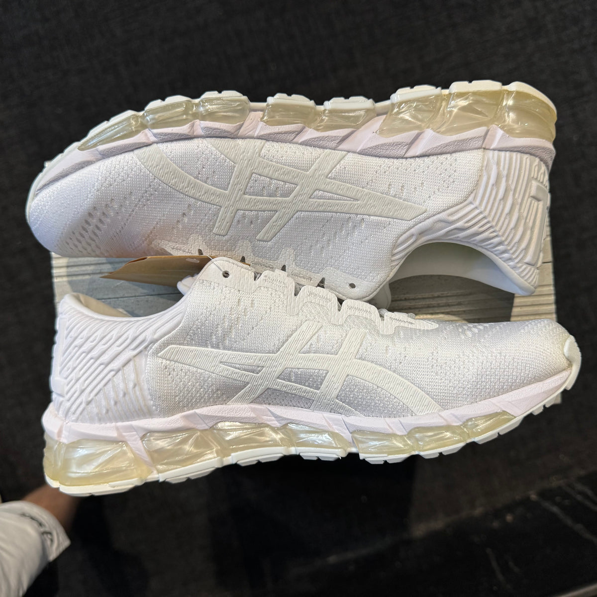 Asics Gel-Quantum 360 5 Jacquard 'Triple White' (Brand New)