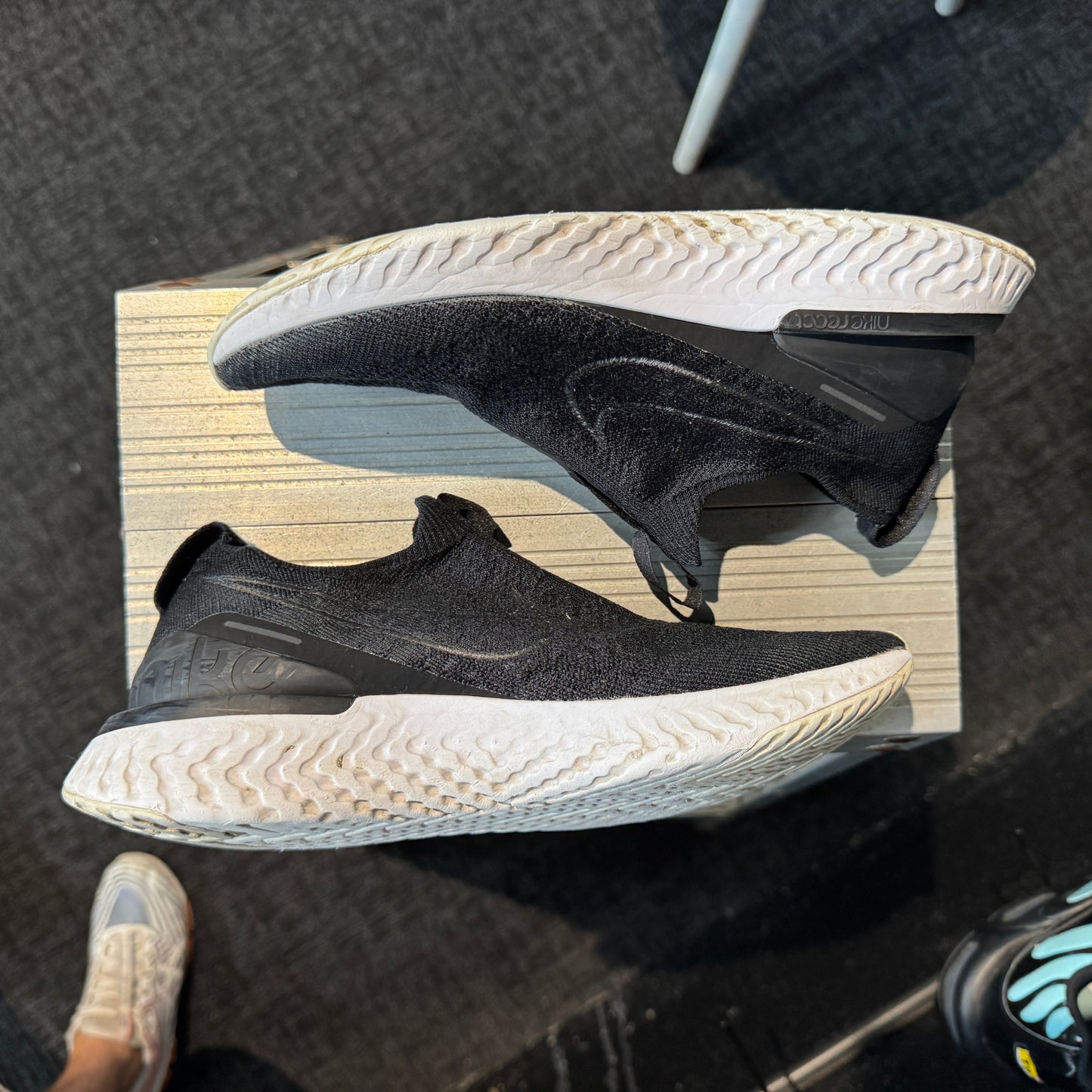 Nike React Phantom Run Flyknit V1 'Black White' (Second hand)