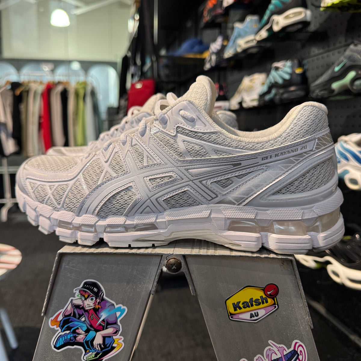 Asics Gel Kayano 20 'Triple White Pure Silver' (Second hand)