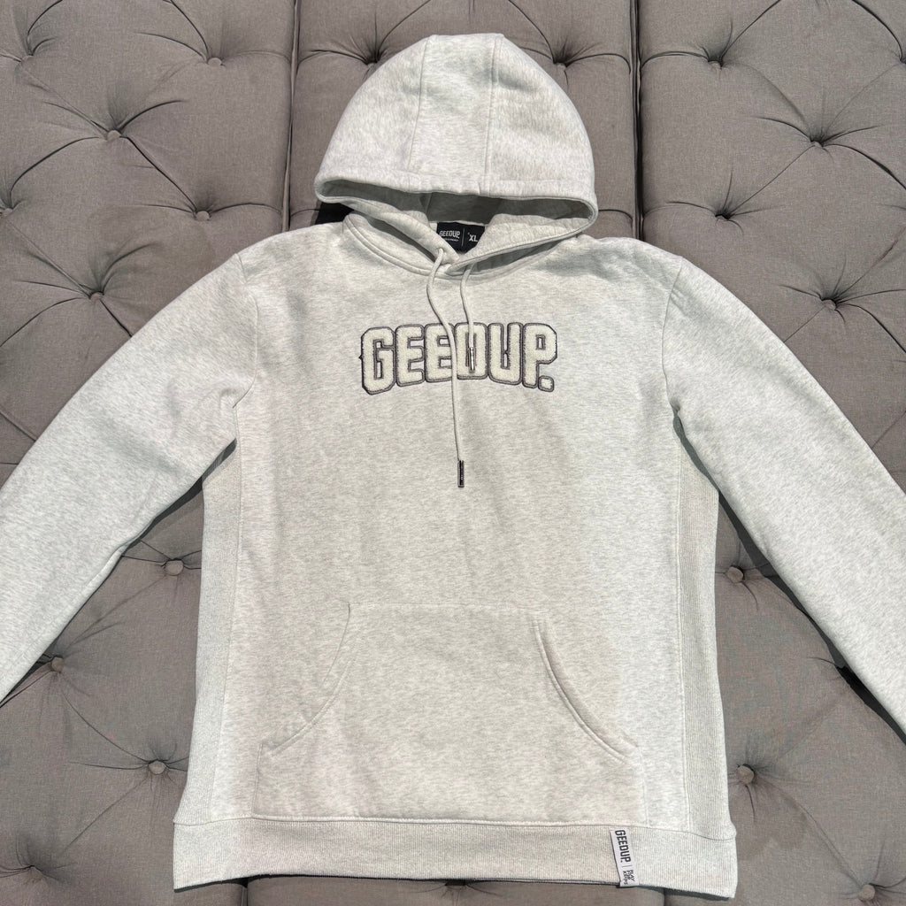 Geedup Play For Keeps Hoodie 'White Marle White' (Second hand)