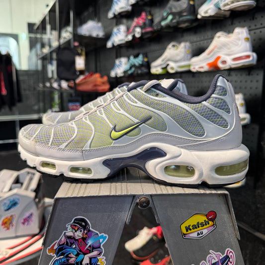 Nike Air Max Plus TN 'Pebble Grey Lime Green' (Second hand)