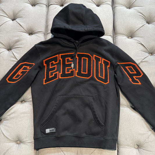 Geedup Team Logo Hoodie 'Black Black Orange' (Second hand)