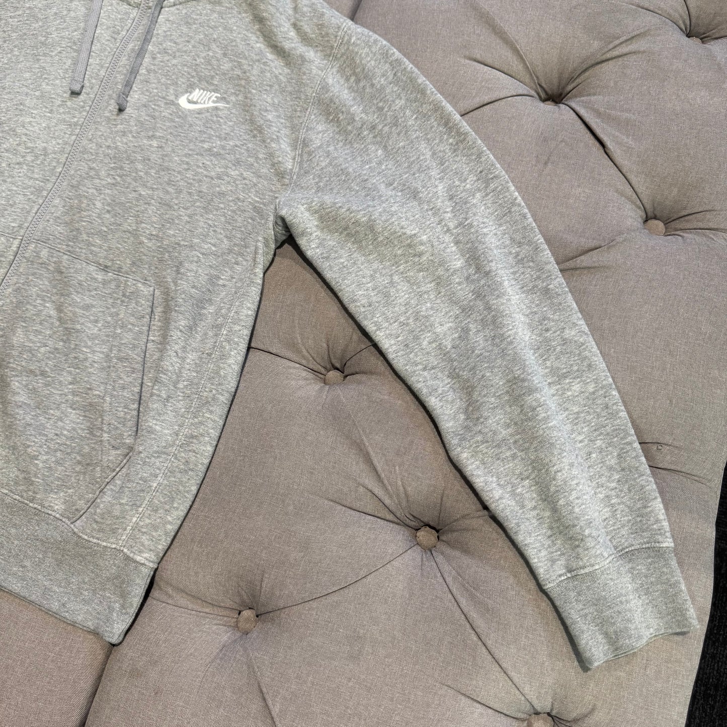 Nike Club Fleece Full Zip Jacket 'Grey' (Second hand)