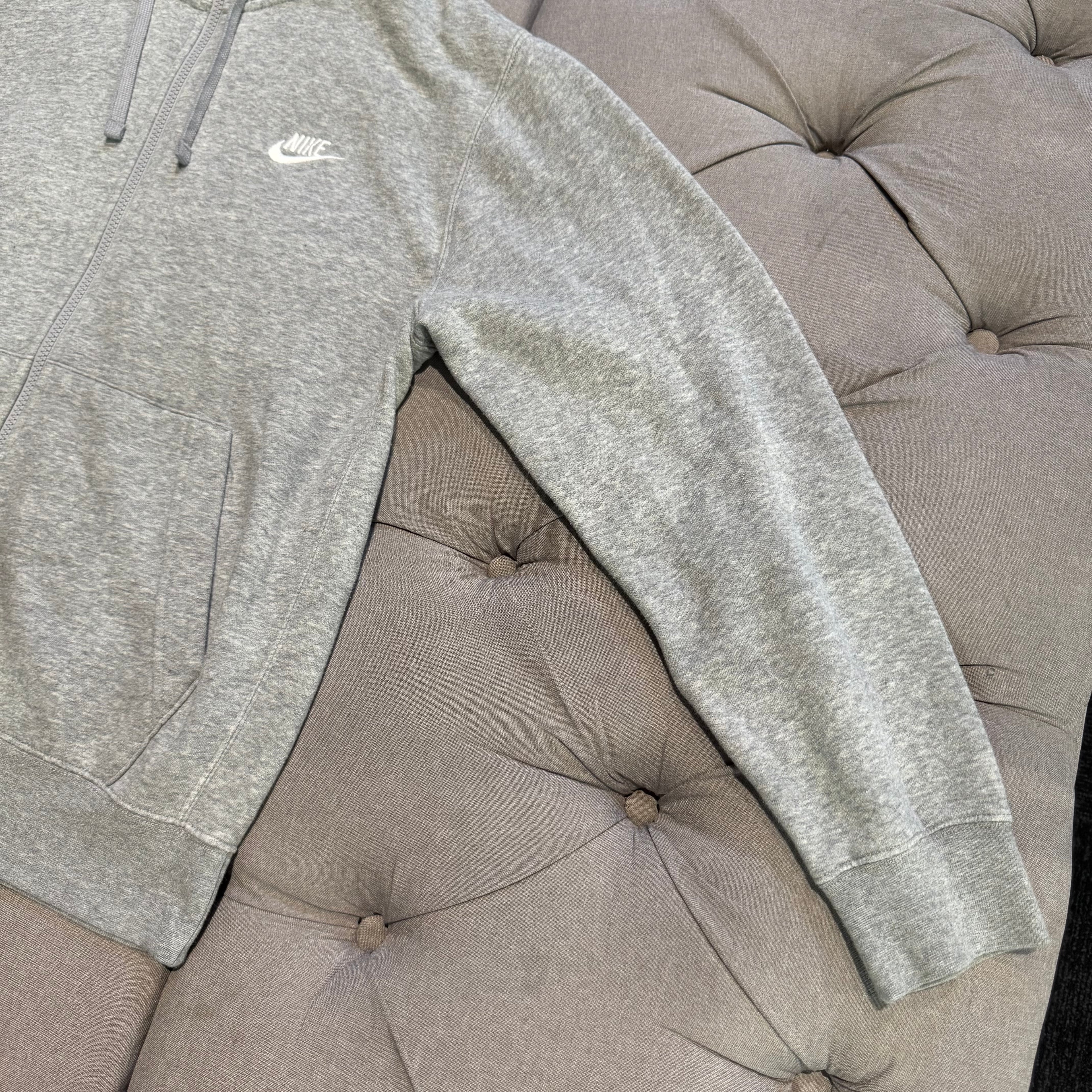 Nike Club Fleece Full Zip Jacket 'Grey' (Second hand)