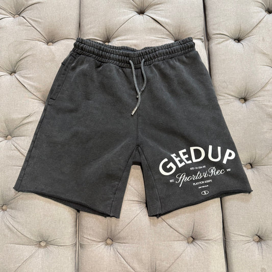 Geedup Sports Rec Shorts 'Washed Black' (Second hand)