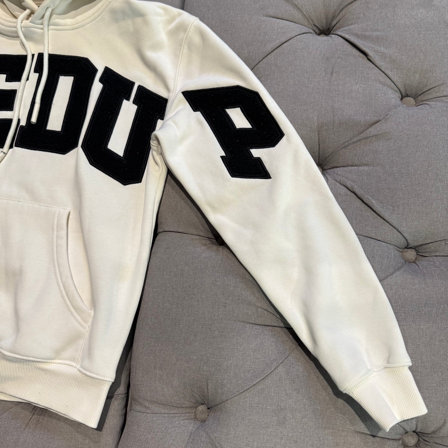 Geedup Team Logo Hoodie 'Buttercream Black' (Second hand)