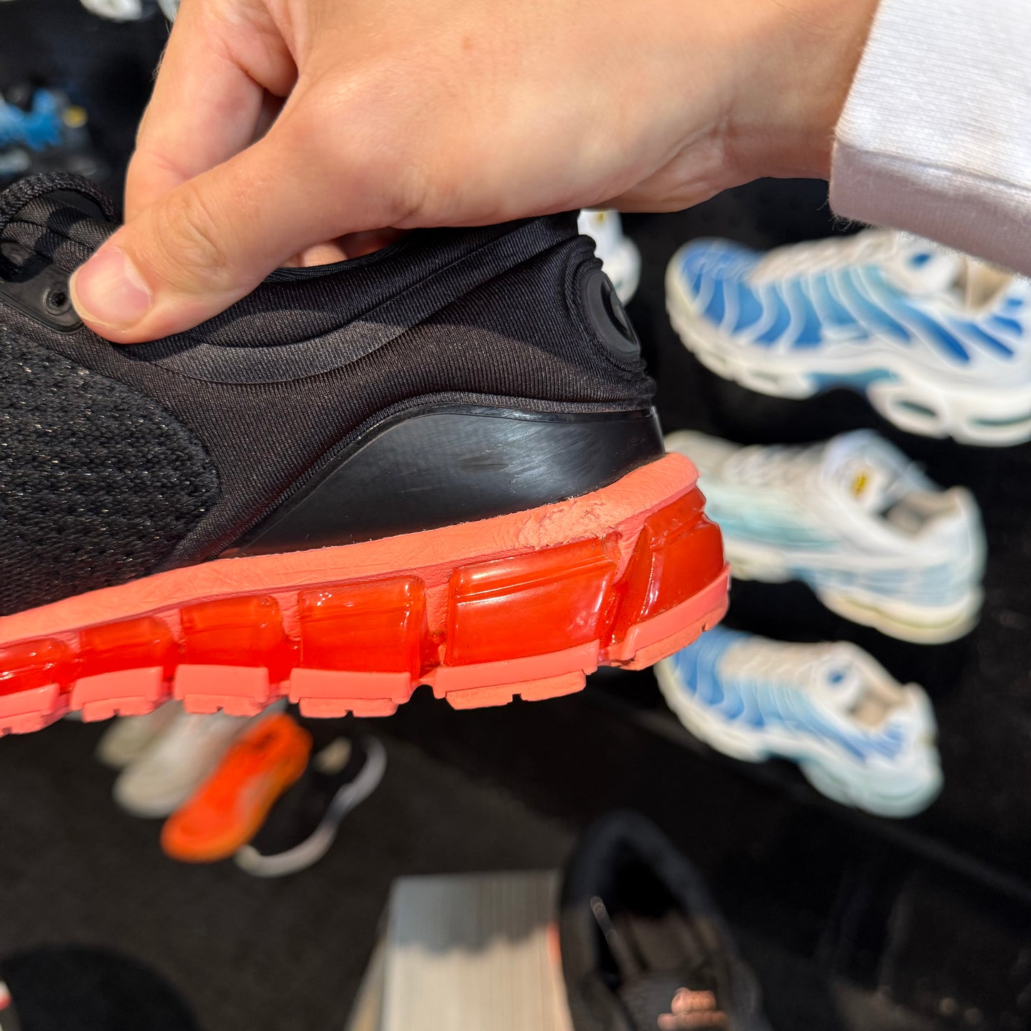 Asics Gel Quantum 360 Knit 2 Black/Sun Coral (Second hand)