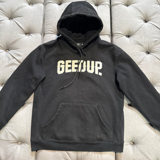 Geedup Cities Hoodie 'Black White' (Second hand)