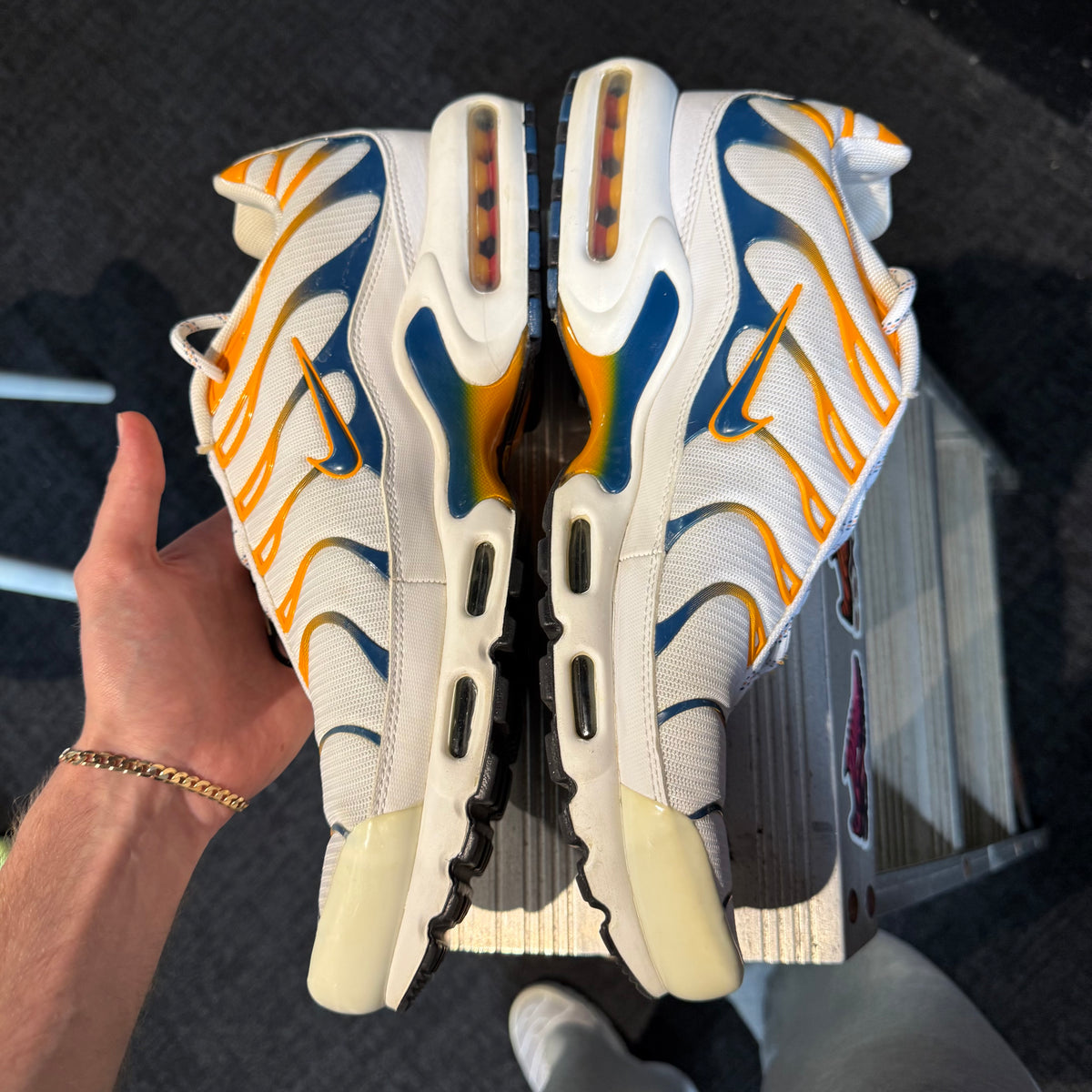 Nike Air Max Plus TN 'Hiking White Kumquat Marina Blue' (Second hand)