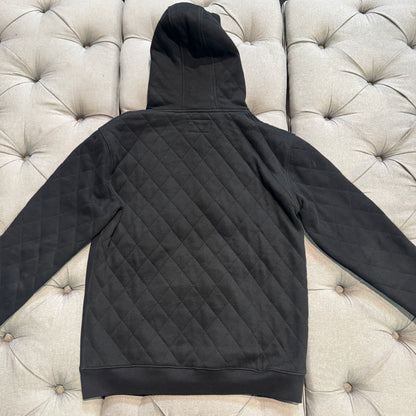 Geedup Stitched Quilt Hoodie 'Black' (Second hand)