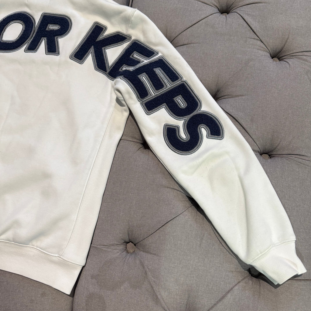 Geedup Play For Keeps Hoodie 'White Navy' (Second hand)