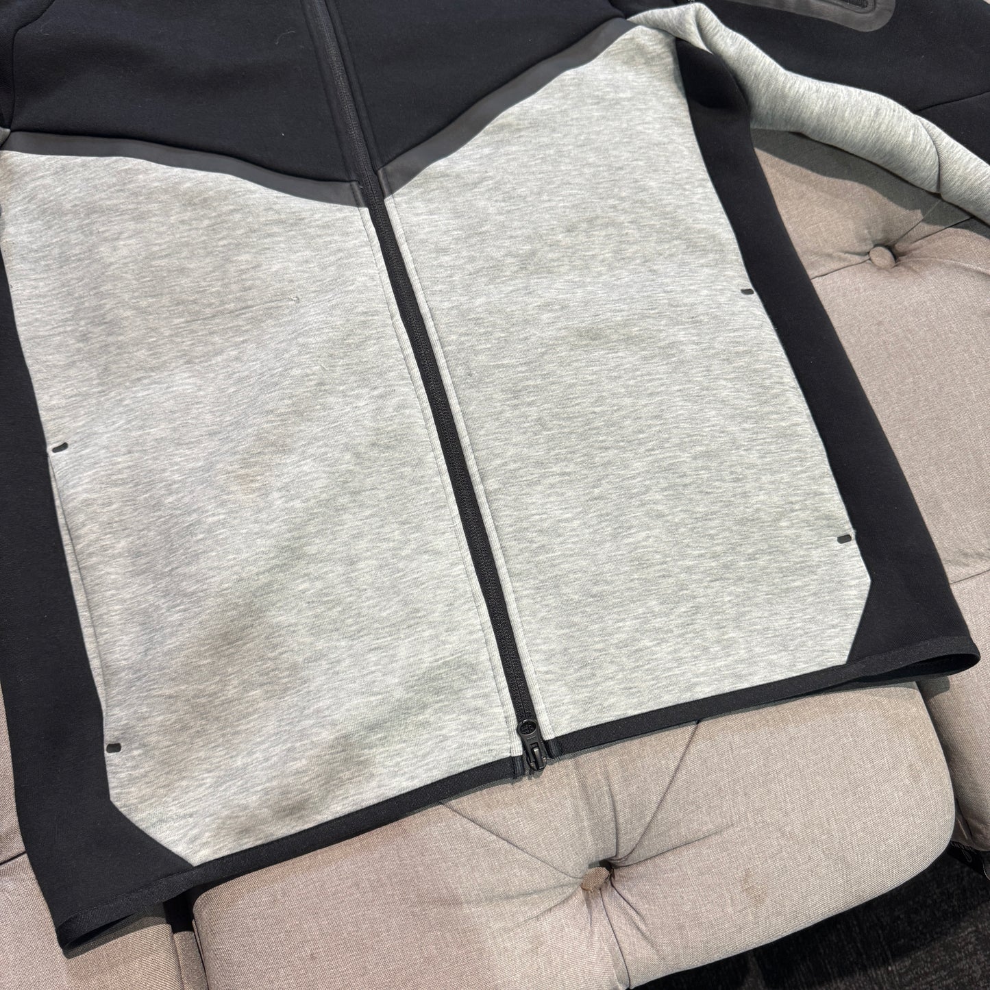 Nike Tech Fleece Jacket 'Black Grey' (Second hand)