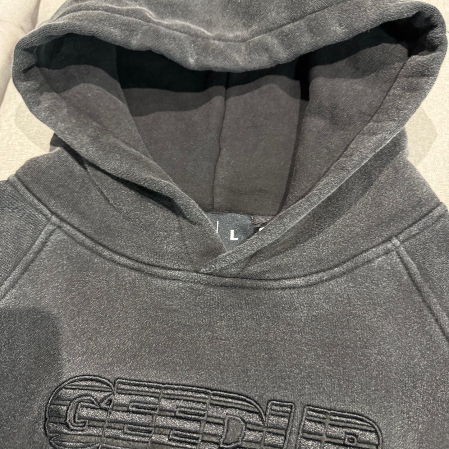 Geedup Sportsman Hoodie 'Washed Black' (Second hand)