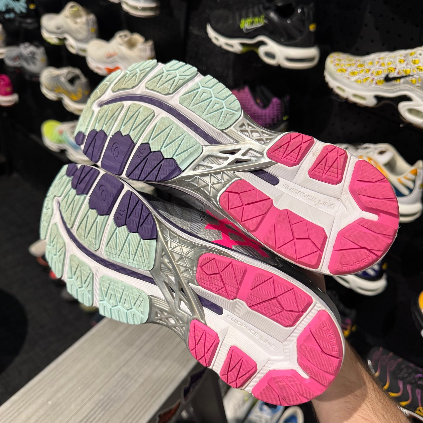 Asics Gel-Kayano 23 'Light Grey Purple Pink' (Second hand)