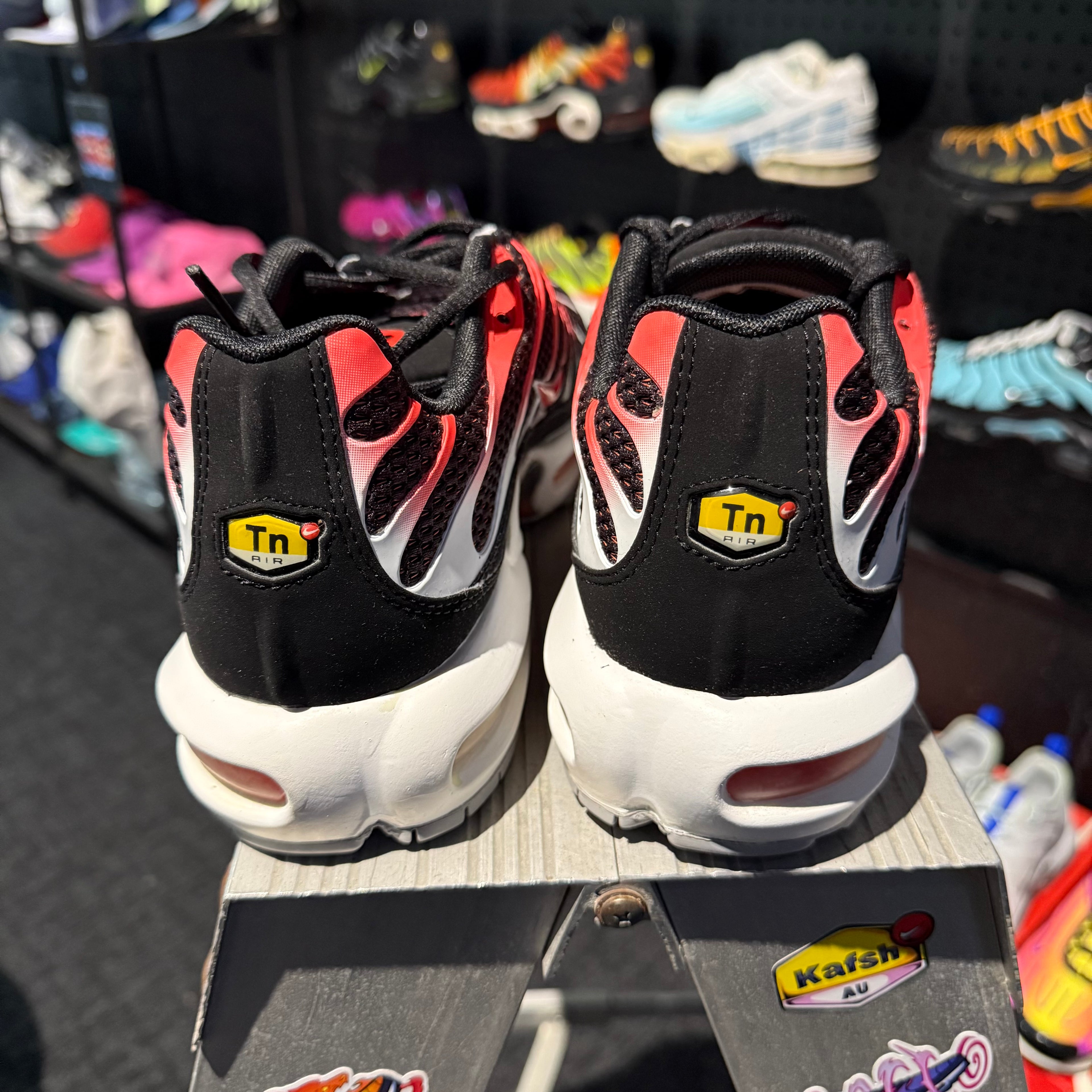 Nike Air Max Plus 'TN' Bright Crimson Wolf Grey (Brand New)