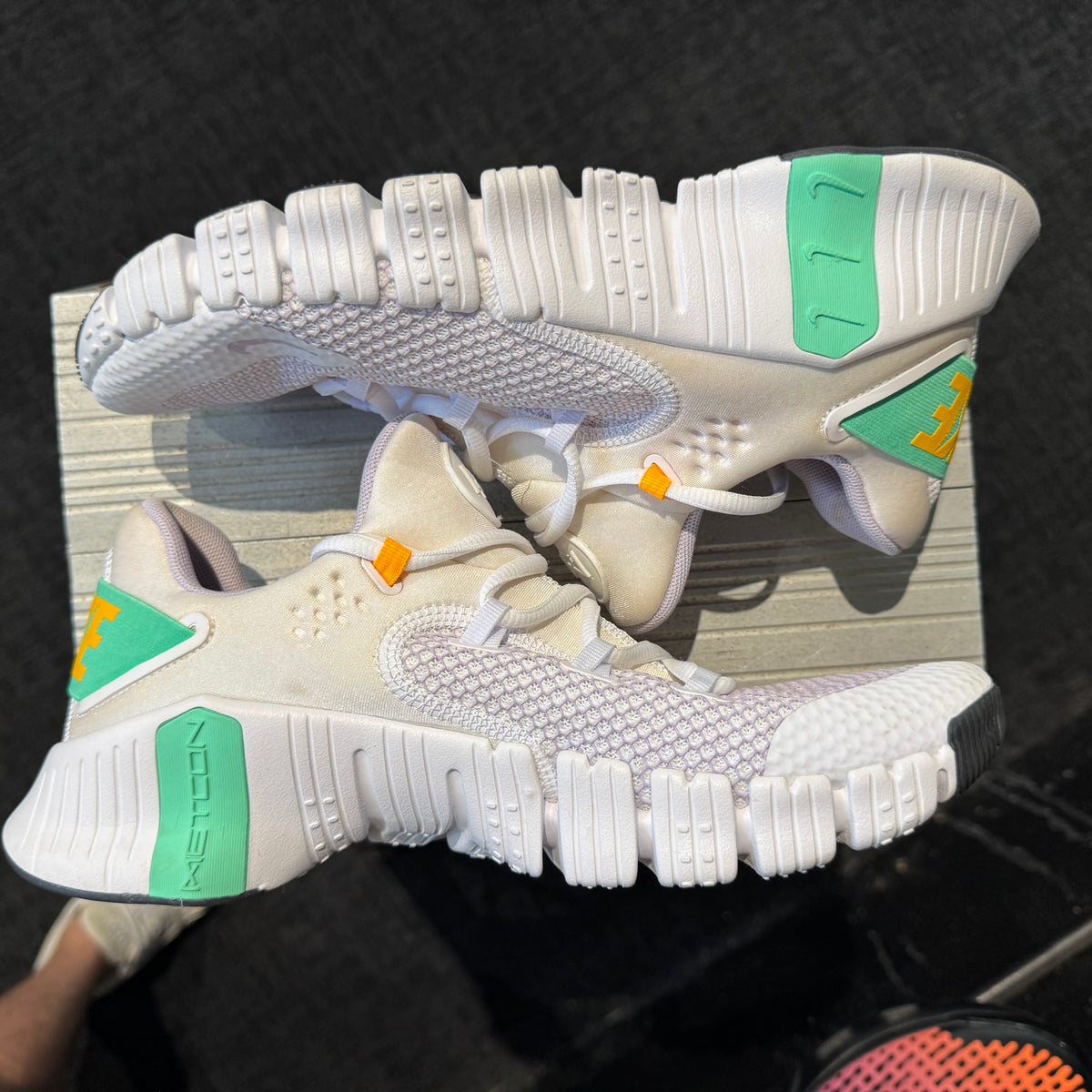 Nike Free Metcon 5 'White Green Yellow' (Second hand)