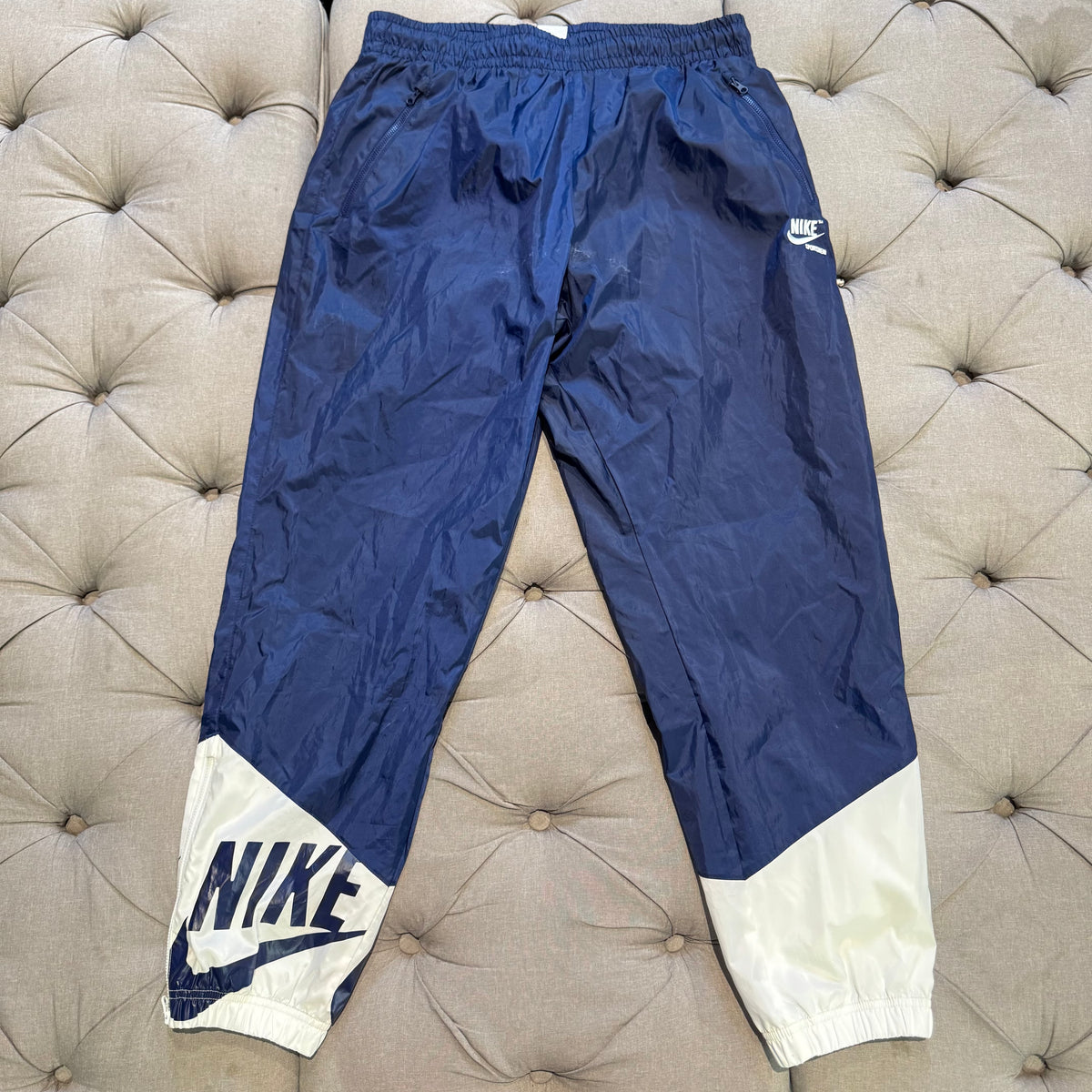 Nike Sportswear Windrunner Woven Pants 'Blue White' (Second hand)