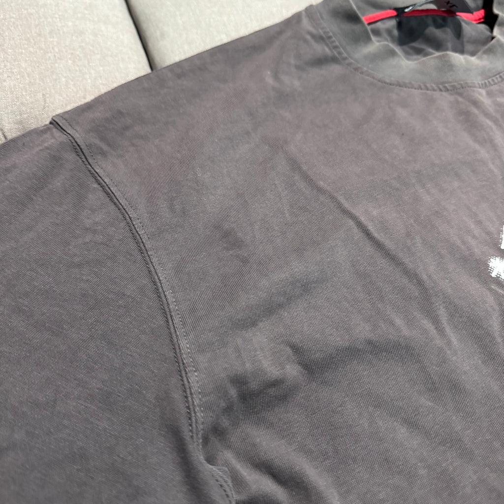 Geedup Time Is Money T-Shirt 'Charcoal White' (Second hand)
