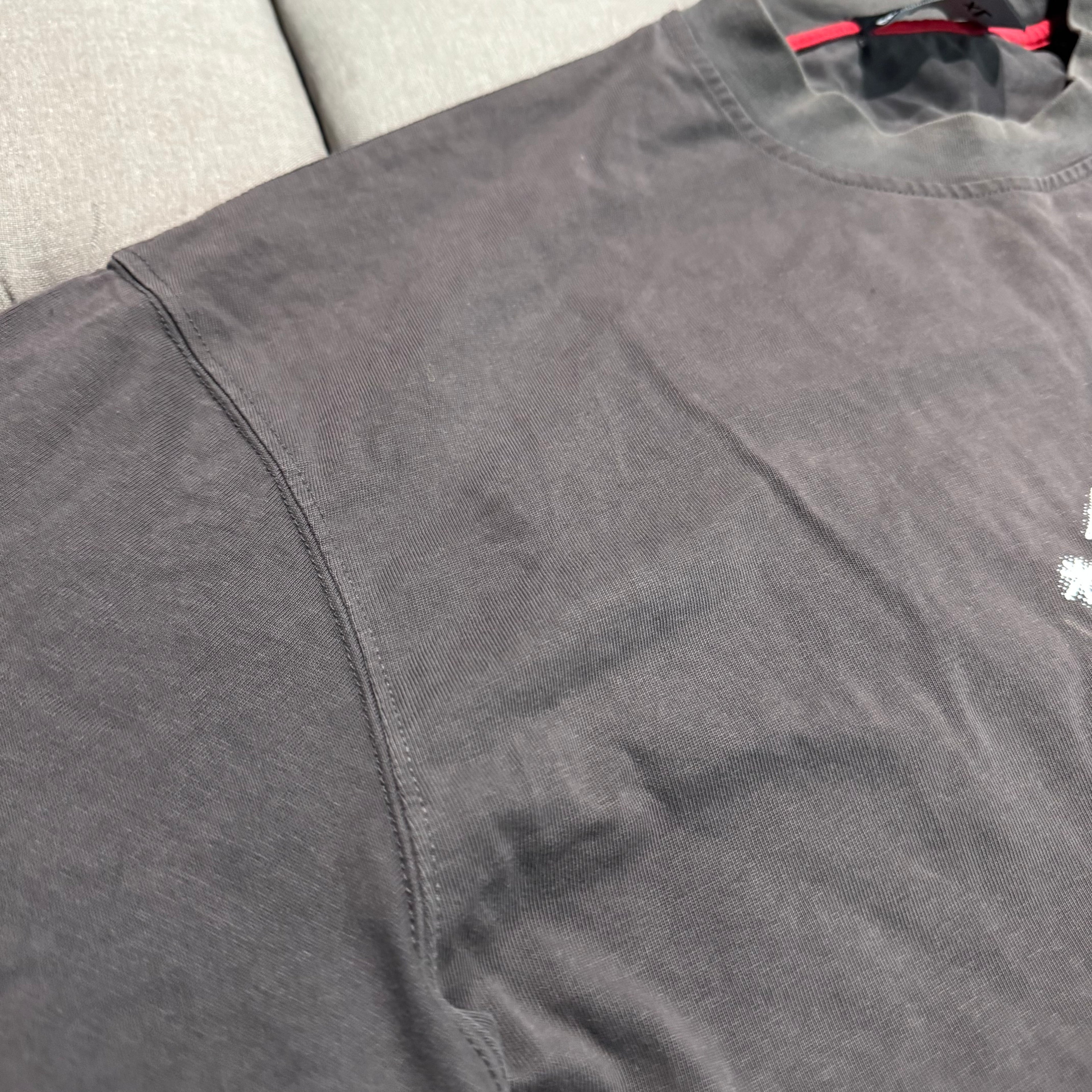 Geedup Time Is Money T-Shirt 'Charcoal White' (Second hand)