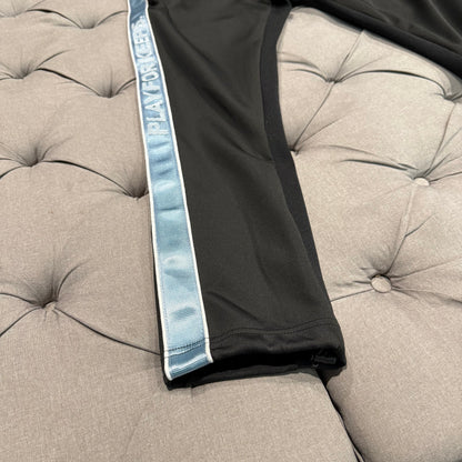 Geedup Play For Keeps Track Pants ‘Black Baby Blue’ (Second hand)