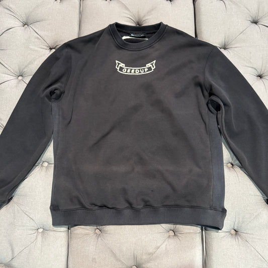 Geedup G Logo PFK Weave Crewneck 'Black' (Second hand)