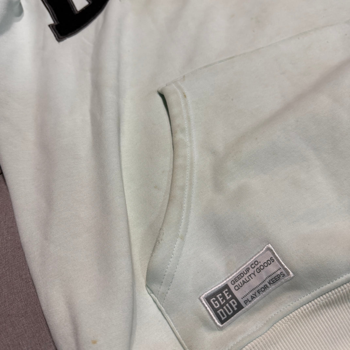 Geedup Team Logo Hoodie 'Mint Black' (Second hand)