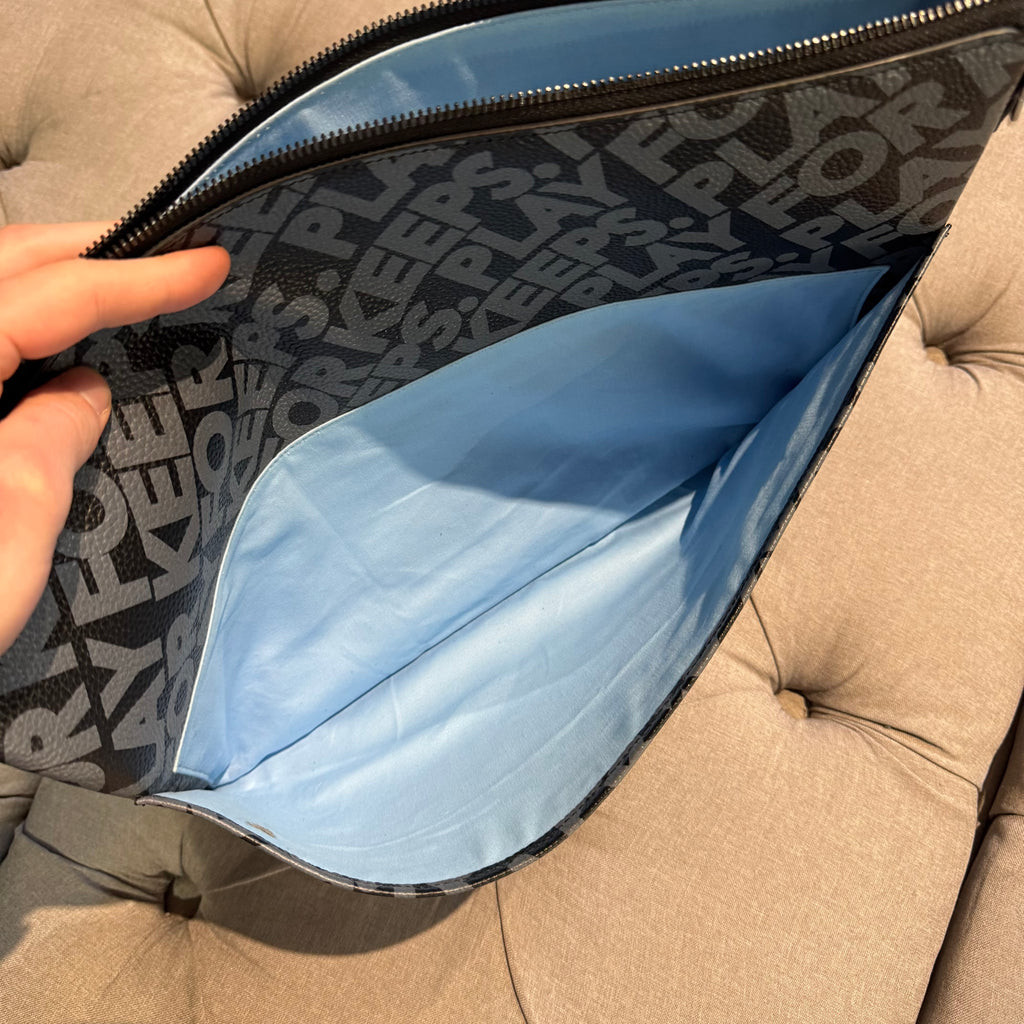 Geedup Blue Handstyle Leather Laptop Case (Unreleased) (Second hand)