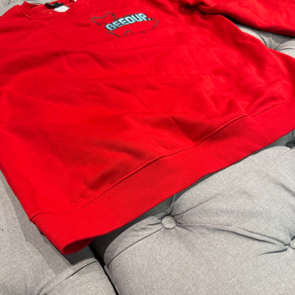 Geedup Proud To Be A Problem Crewneck 'Red' (Second hand)