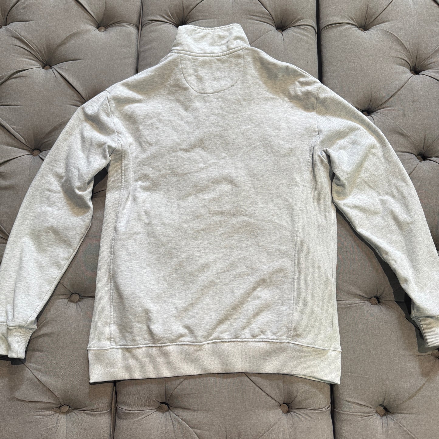 Geedup Since 2010 Quarter Zip 'White Marle Blue' (Second hand)