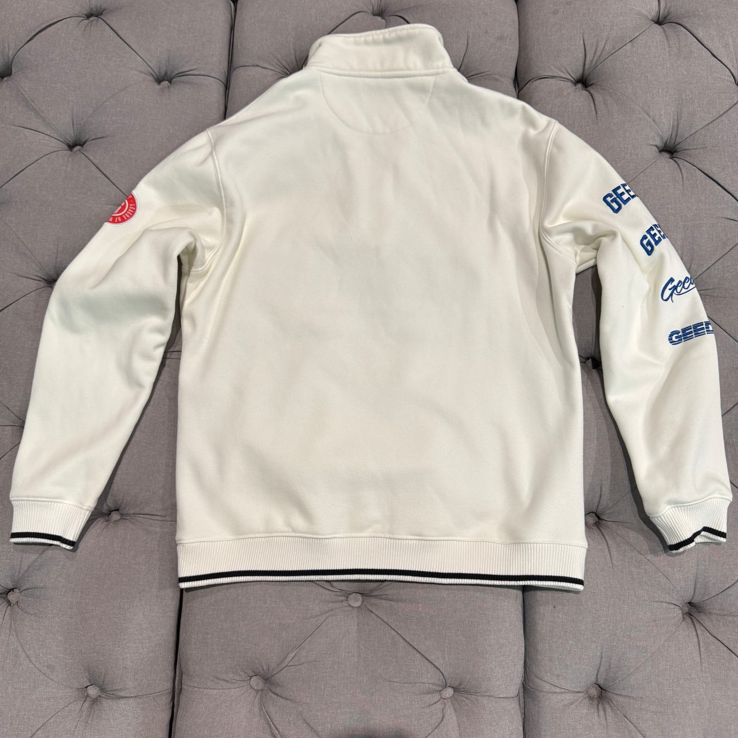 Geedup Sportsman Quarter Zip 'Cream' (Second hand)
