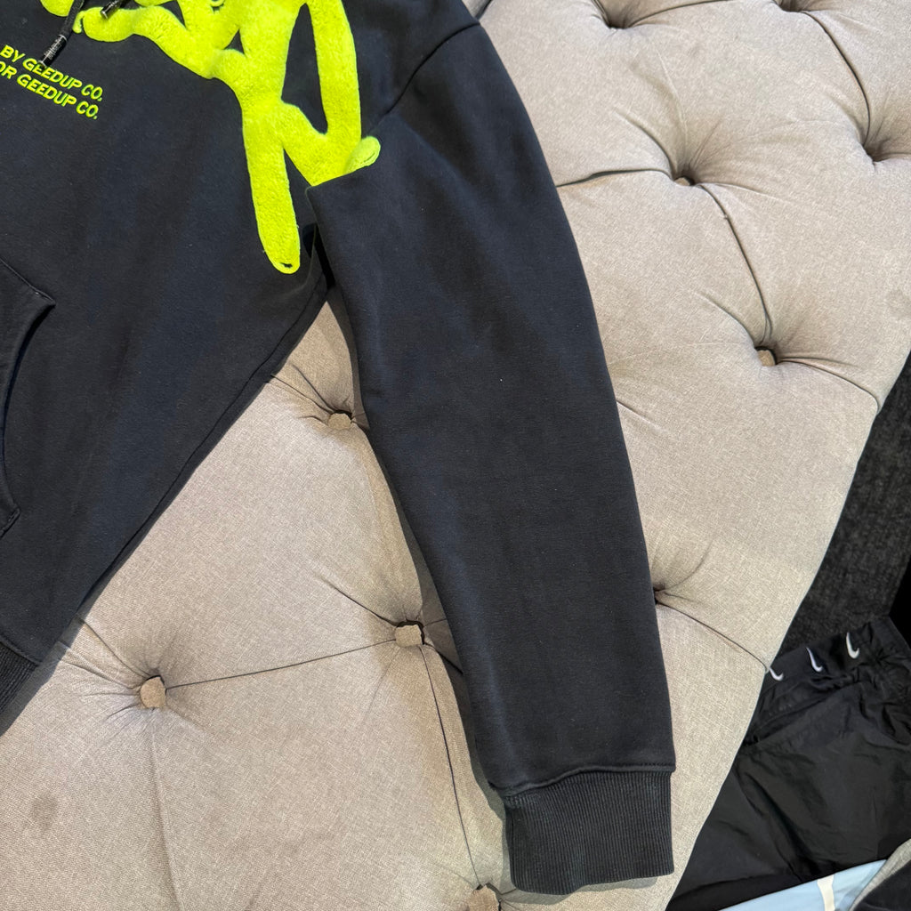 Geedup Handstyle Hoodie 'Black Volt' (Second hand)