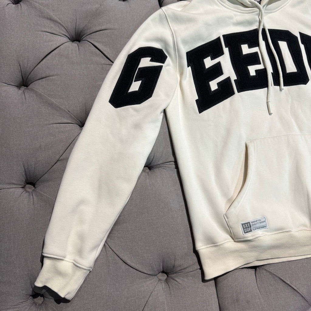 Geedup Team Logo Hoodie 'Buttercream Black' (Second hand)