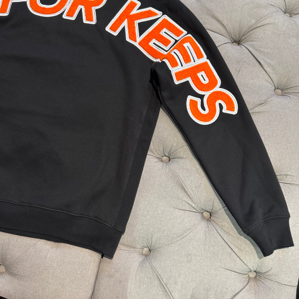 Geedup Play For Keeps Crewneck 'Black Orange' (Unreleased) (Second hand)