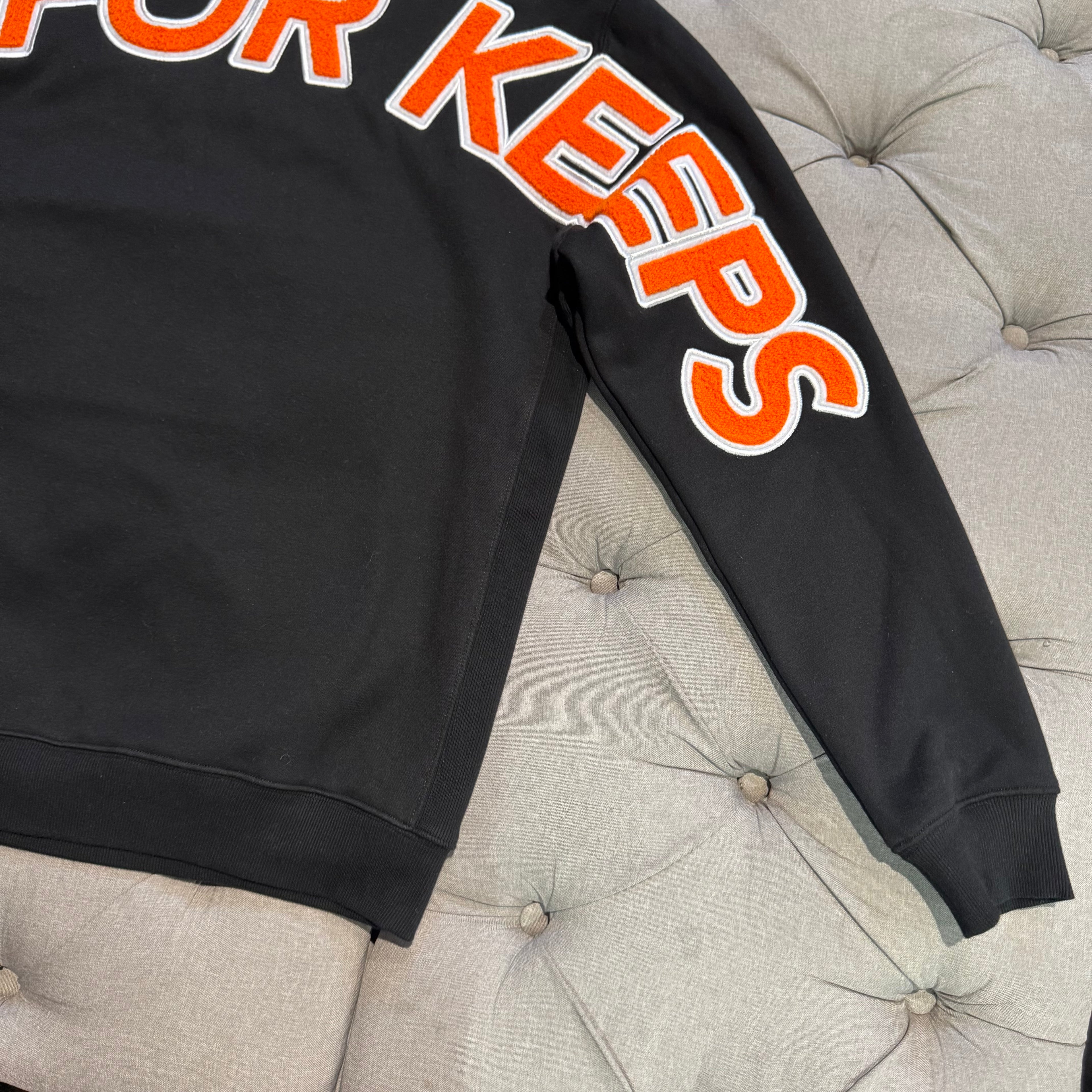 Geedup Play For Keeps Crewneck 'Black Orange' (Unreleased) (Second hand)