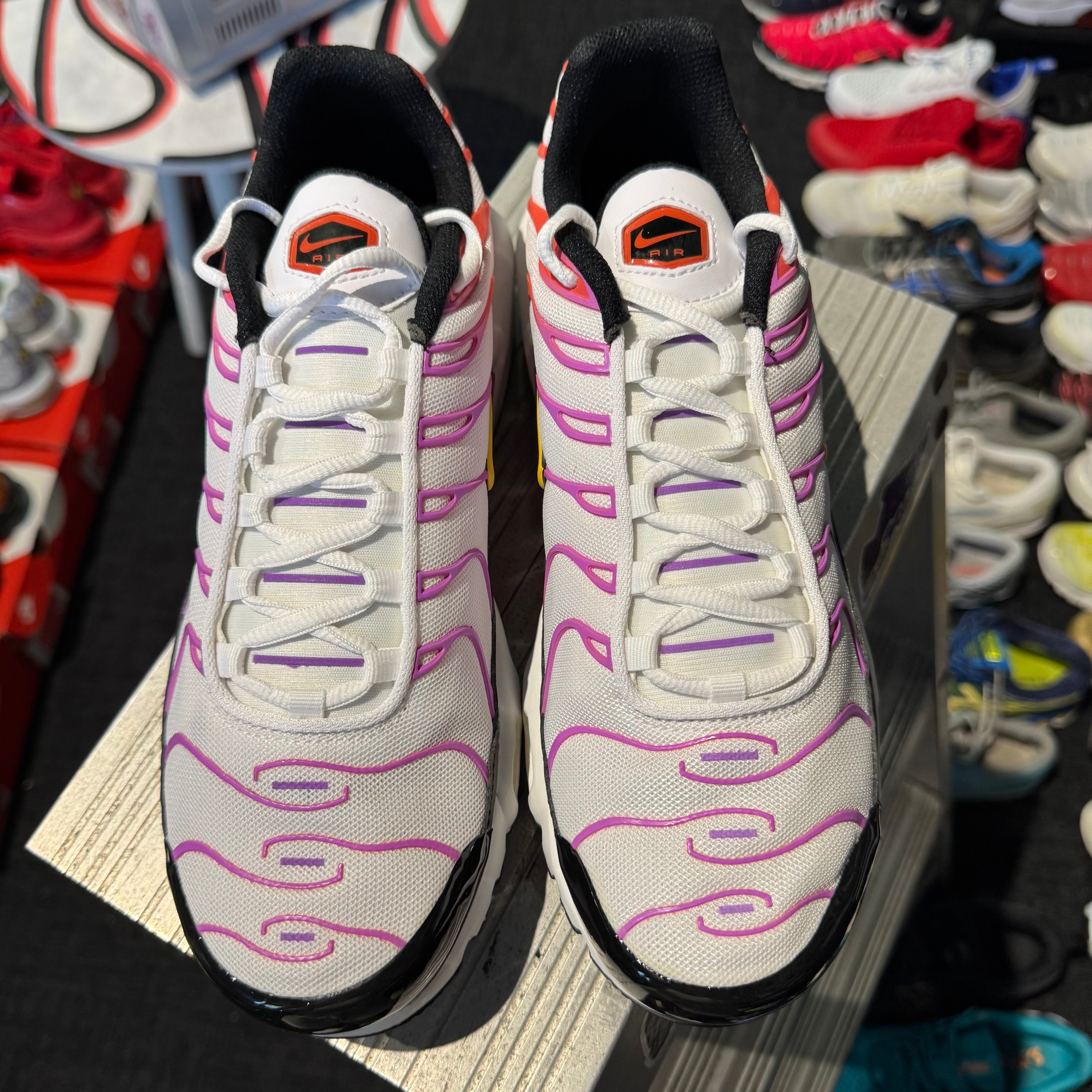 Nike Air Max Plus TN 'White Citron Pulse Black' (Brand New)