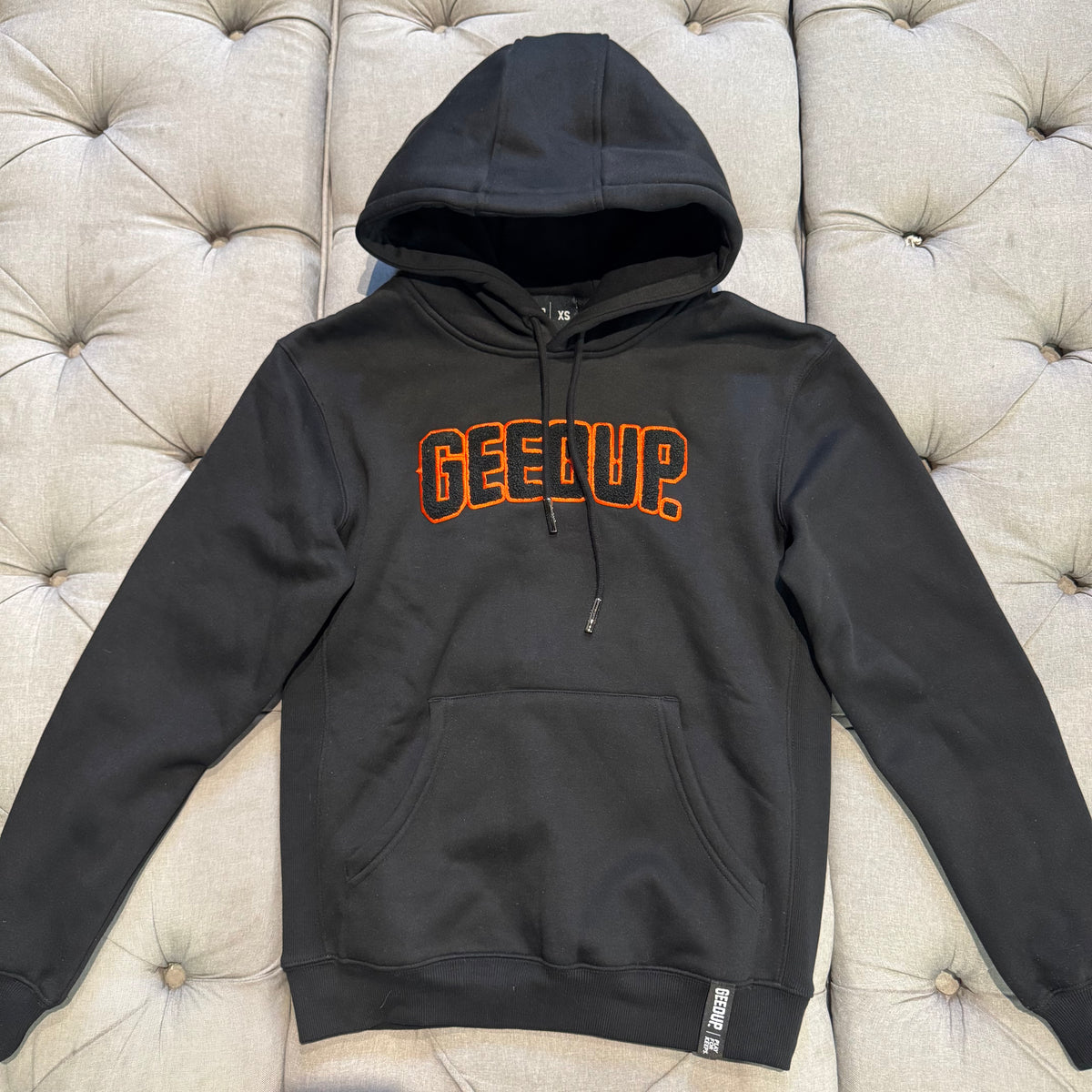 Geedup Play For Keeps Hoodie 'Black Orange' (Brand New)