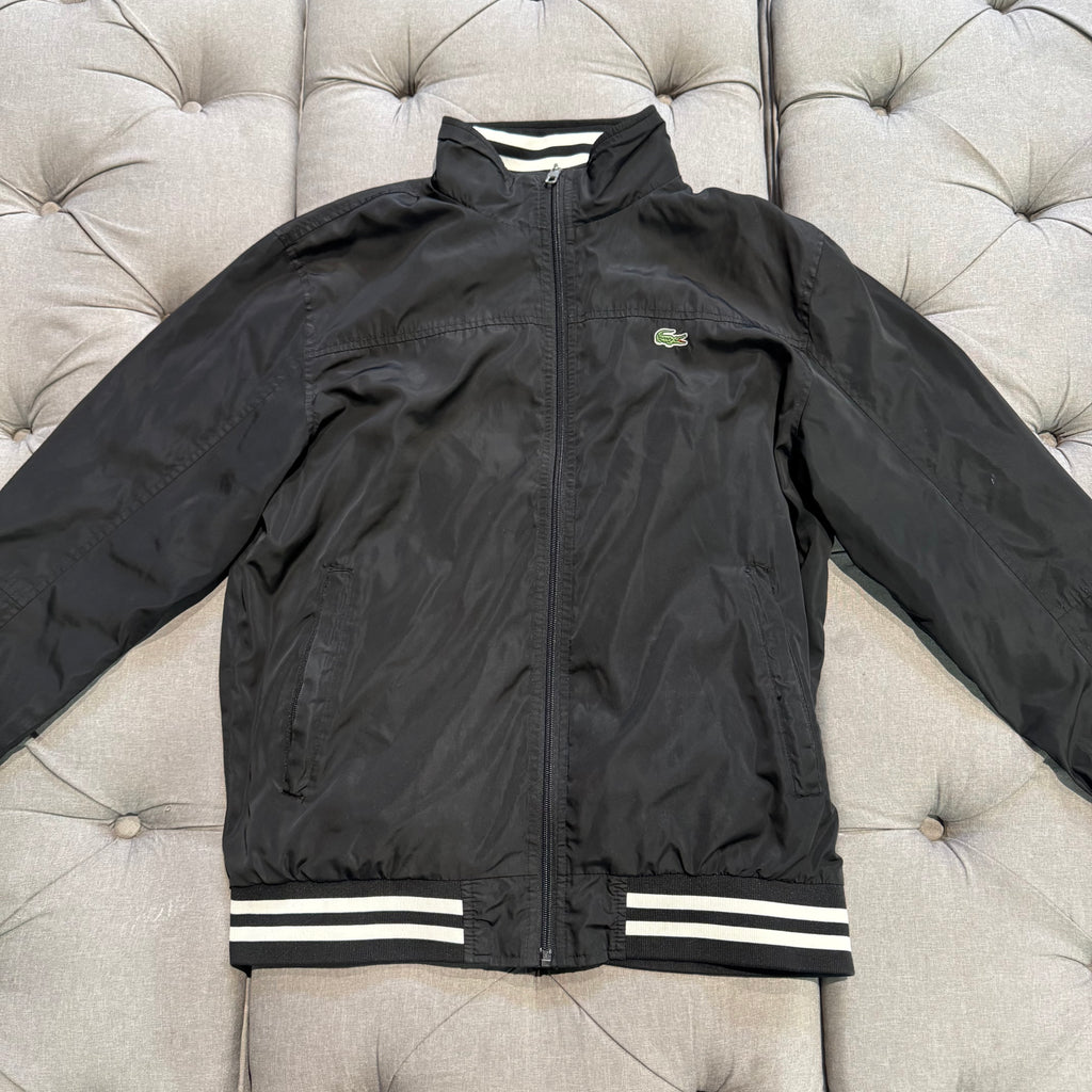 Lacoste Zipup Windbreaker Jacket 'Black' (Second hand)