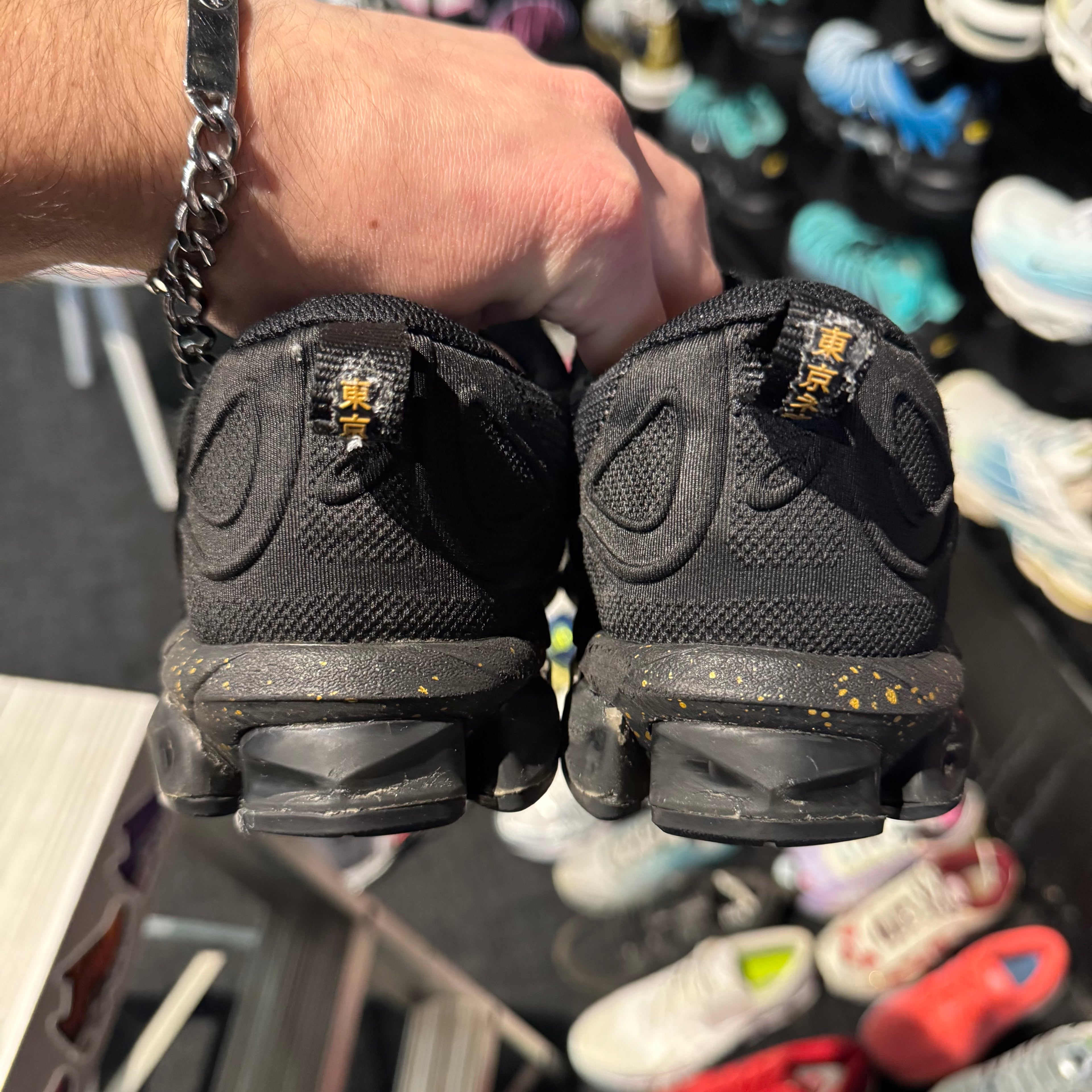 Asics Gel-Quantum 360 7 Knit 'Tokyo Neon Black Gold' (Second hand)