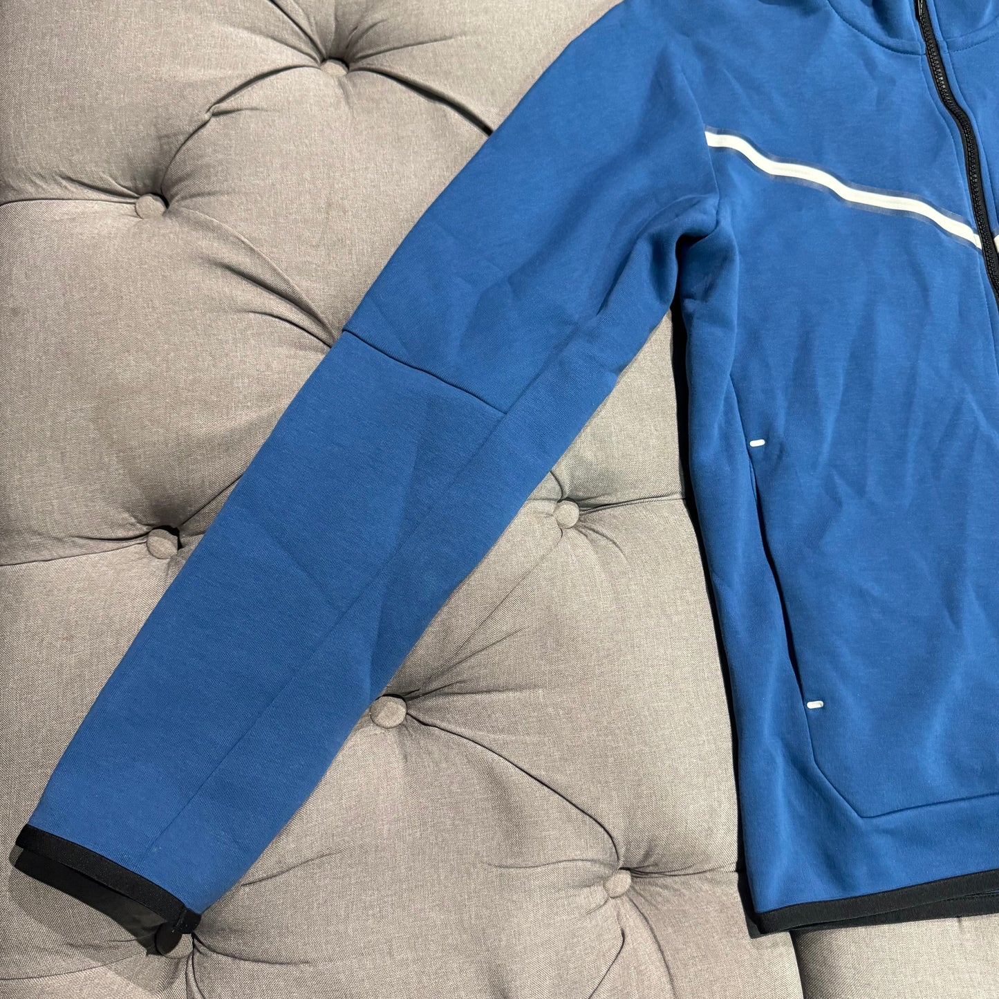 Nike Tech Fleece Jacket 'Blue White' (Second hand)