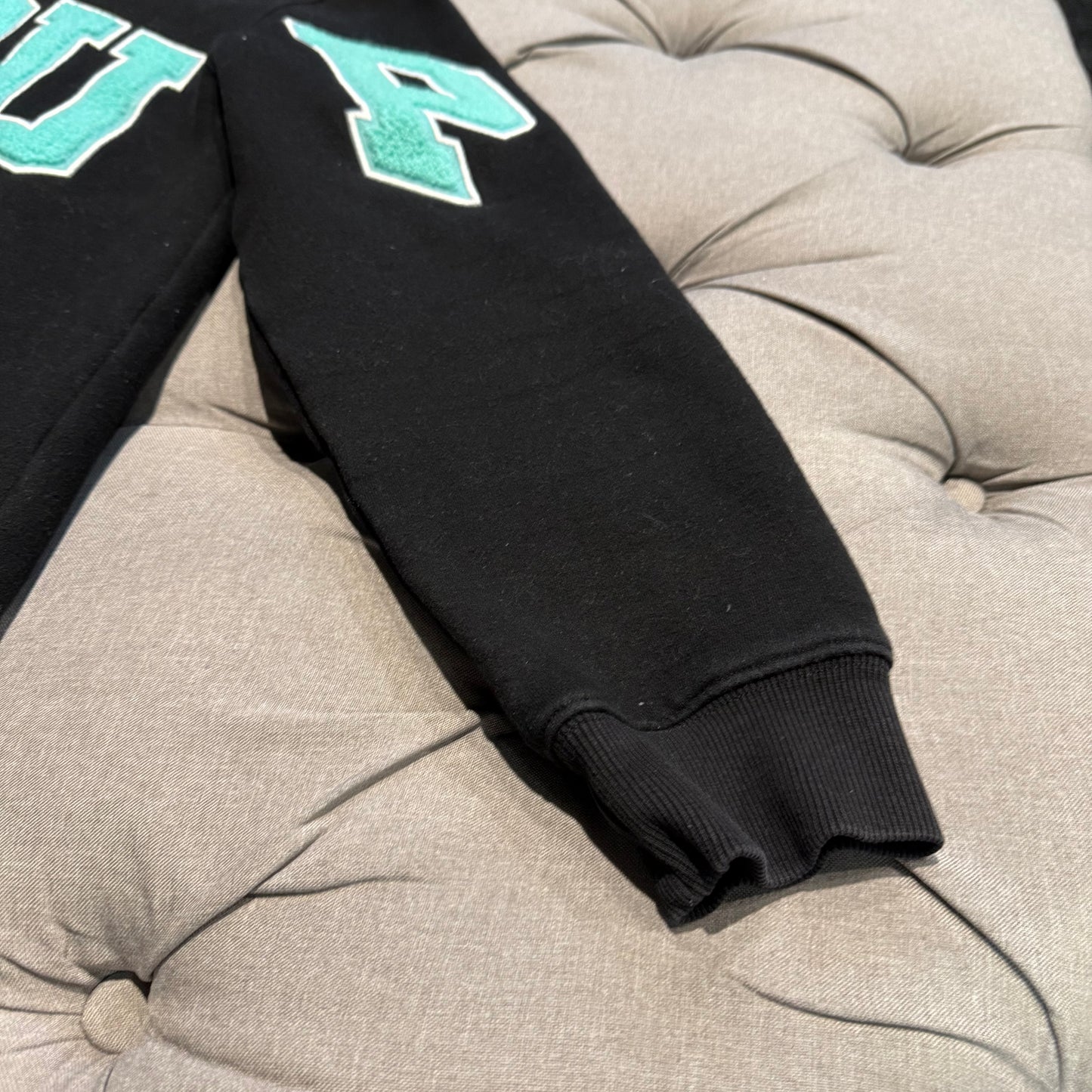 Geedup Team Logo Hoodie 'Black Teal' (Second hand)