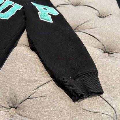 Geedup Team Logo Hoodie 'Black Teal' (Second hand)