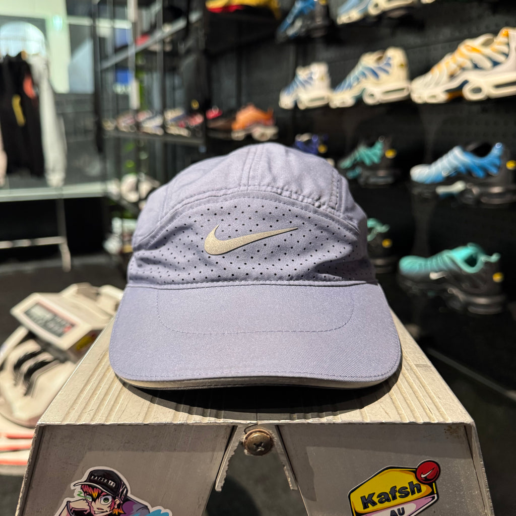Nike Drifit Reflective Running Cap 'Dusty Blue' (Second Hand)