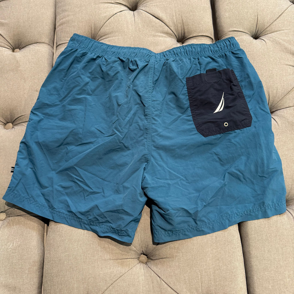 Nautica Striped Swim Shorts 'Blue White' (Second hand)