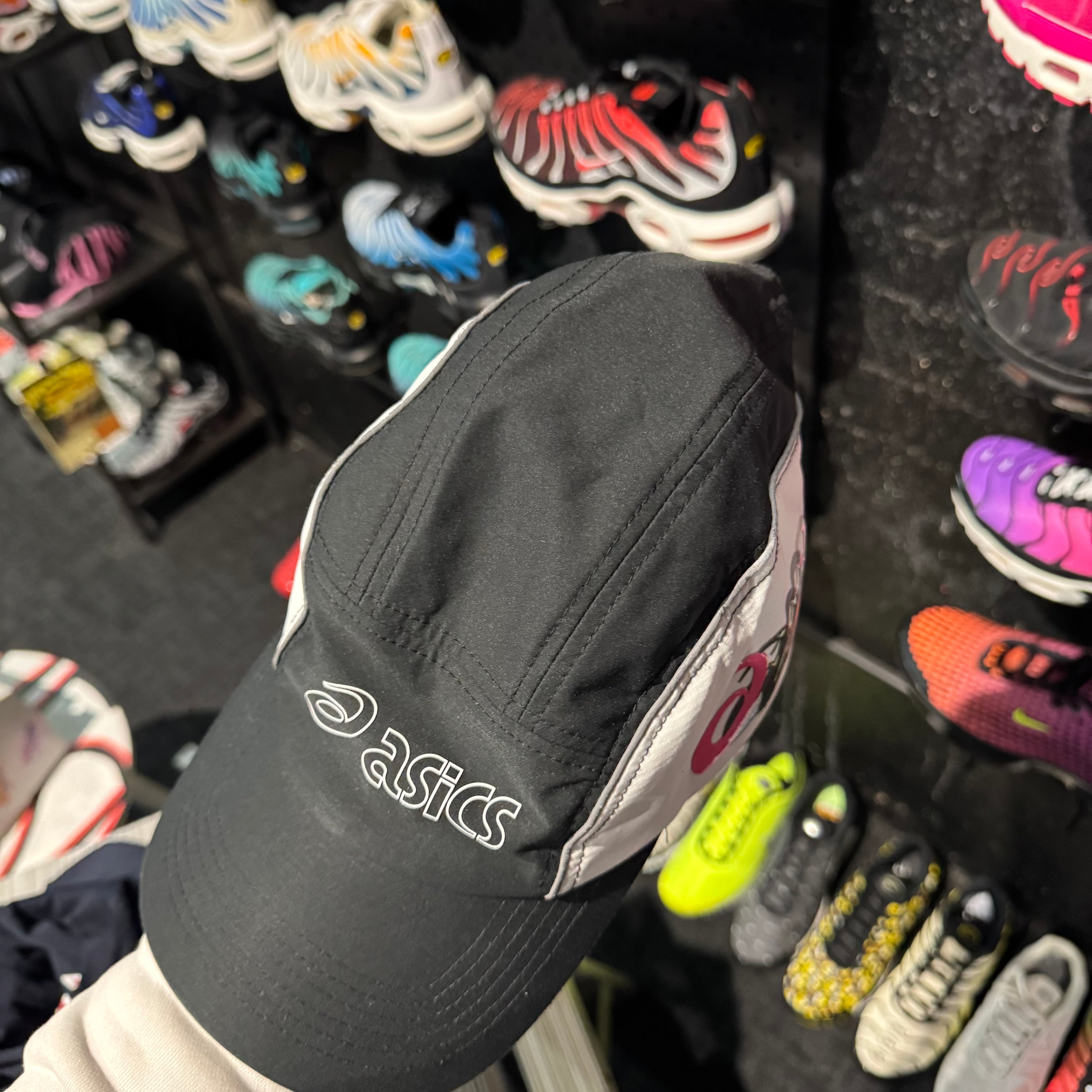 Asics Multi Logo Cap 'Black White Pink' (Second hand)