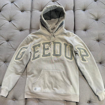 Geedup Team Logo Hoodie 'Grey Gold' (Second hand)