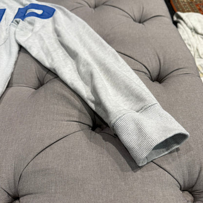 Geedup Since 2010 Sportsman Quarter Zip ‘White Marle Blue’